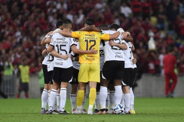 Rio de Janeiro, Brezilya, 3 Ağustos 2023. Flamengo x Olimpia maçı, Libertadores 2023 için Rio de Janeiro 'daki Maracan Stadyumu' nda oynanacak..