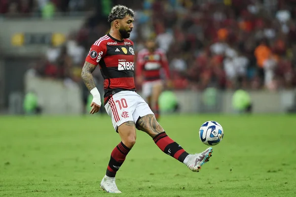 Rio Janeiro Brezilya Ağustos 2023 Flamengo Olimpia Maçı Libertadores 2023 — Stok fotoğraf