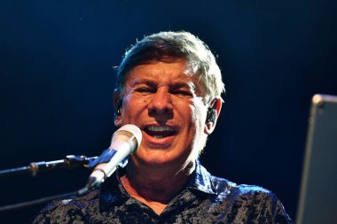 Rio de Janeiro, Brezilya, 28 Temmuz 2023. Şarkıcı ve klavyeci Flavio Venturini, Rio de Janeiro 'daki Qualistage' da bir gösteri sırasında.