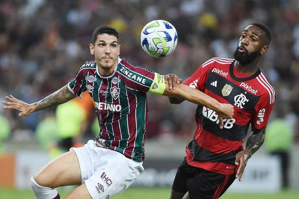 Rio Janeiro Brasil Maio 2023 Jogador Futebol Gerson Equipe Flamengo — Fotografia de Stock