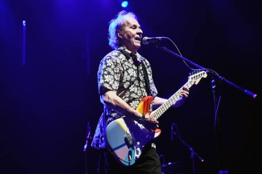 Rio de Janeiro, Brezilya, 29 Temmuz 2023. Şarkıcı ve besteci Beto Guedes, Rio de Janeiro 'daki Qualistage' da bir gösteri sırasında.