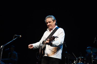 Rio de Janeiro, Brezilya, 22 Eylül 2023 Singer Ze Ramalho Qualistage, Rio de Janeiro 'da bir konser sırasında.