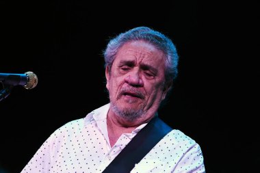 Rio de Janeiro, Brezilya, 22 Eylül 2023 Singer Ze Ramalho Qualistage, Rio de Janeiro 'da bir konser sırasında.