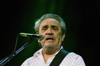 Rio de Janeiro, Brezilya, 22 Eylül 2023 Singer Ze Ramalho Qualistage, Rio de Janeiro 'da bir konser sırasında.