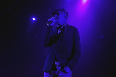 Rio de Janeiro, Brezilya, 11 Kasım 2023. Şarkıcı ve söz yazarı Fagner, Qualistage, Rio de Janeiro 'da bir konser sırasında.