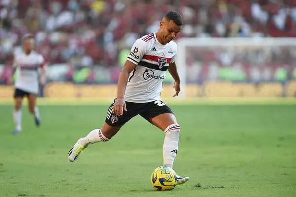 Spiel Zwischen Flamengo Und Sao Paulo Als Teil Der Copa — Stockfoto