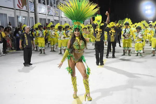 Rio Janeiro Brésil Février 2023 Parade Des Écoles Samba Série — Photo