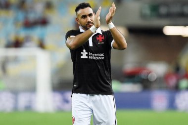 Rio de Janeiro, Brezilya, 4 Şubat 2024. Maracan 'daki Carioca Şampiyonası' nda Flamengo 'ya karşı oynanan maçta Vasco takımından futbolcu Payet.