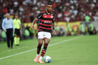 Rio de Janeiro, Brezilya, 17 Nisan 2024. 2024 Brezilya Şampiyonası için Flamengo X So Paulo ile Maracan Stadyumu 'nda oynanan maç..