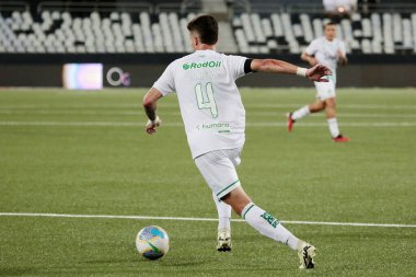 Rio de Janeiro, Brezilya, 21 Nisan 2024, Juventude takımından futbolcu Danilo Boza, Maracan Stadyumu 'ndaki Brezilya Şampiyonası Botafogo Juventude maçı sırasında.