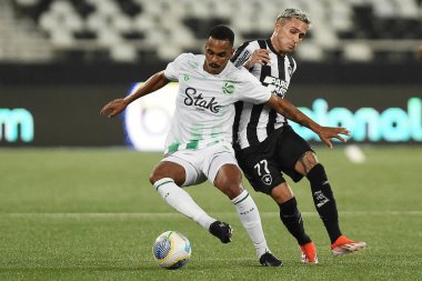 Rio de Janeiro, Brezilya, 21 Nisan 2024, Marcan Stadyumu 'ndaki Brezilya Şampiyonası için Botafogo Juventude arasındaki futbol maçı.