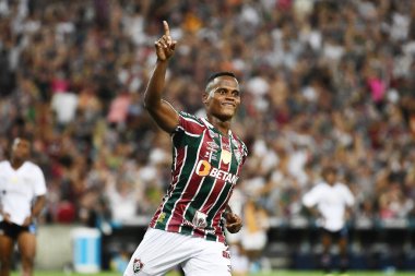 Rio de Janeiro, Brezilya, 29 Şubat 2024. Fluminense ile LDU arasındaki futbol maçı, Recopa Sudamericana 2024 finalinde Maracan Stadyumu 'nda oynanacak..