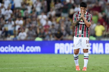 Rio de Janeiro, Brezilya, 11 Mayıs 2024. Fluminense ile Red Bull Bragantino arasındaki futbol maçı, 2024 Brezilya Şampiyonası için, Maracan Stadyumu 'nda.
