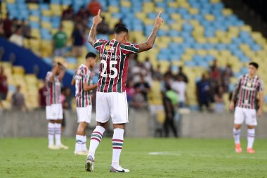 Rio de Janeiro, Brezilya, 16 Mayıs 2024. Futbol maçı Fluminense x Cerro Porteno arasında, Conmebol Libertadores 2024, Maracana Stadyumu 'nda.