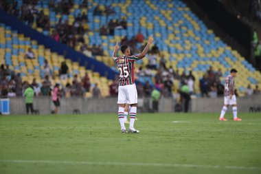 Rio de Janeiro, Brezilya, 16 Mayıs 2024. Futbol maçı Fluminense x Cerro Porteno arasında, Conmebol Libertadores 2024, Maracana Stadyumu 'nda.