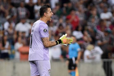 Rio de Janeiro, Brezilya, 16 Mayıs 2024. Futbol maçı Fluminense x Cerro Porteno arasında, Conmebol Libertadores 2024, Maracana Stadyumu 'nda.