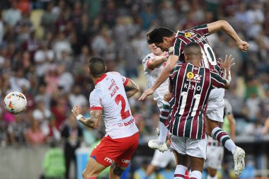 Rio de Janeiro, Brezilya, 16 Mayıs 2024. Futbol maçı Fluminense x Cerro Porteno arasında, Conmebol Libertadores 2024, Maracana Stadyumu 'nda.
