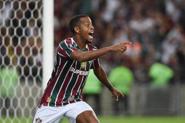 Rio de Janeiro, 29 Mayıs 2024. Fluminense ile Alianza Lima arasındaki futbol maçı, Conmebol Libertaores 2024, Maracan Stadyumu.