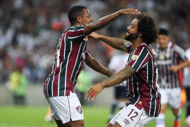 Rio de Janeiro, 29 Mayıs 2024. Fluminense ile Alianza Lima arasındaki futbol maçı, Conmebol Libertaores 2024, Maracan Stadyumu.