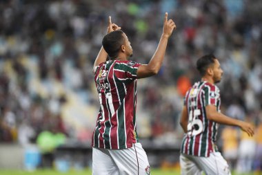 Rio de Janeiro, 29 Mayıs 2024. Fluminense ile Alianza Lima arasındaki futbol maçı, Conmebol Libertaores 2024, Maracan Stadyumu.
