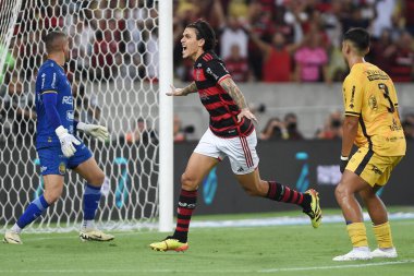 Rio de Janeiro, Brezilya, 1 Mayıs 2024. Flamengo ve Amazonia takımları arasındaki futbol maçı, Copa do Brasil 'in üçüncü aşaması için geçerli, Maracan stadyumunda.