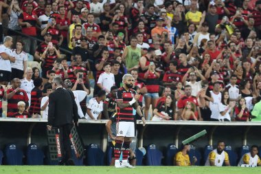 Rio de Janeiro, Brezilya, 1 Mayıs 2024. Flamengo ve Amazonia takımları arasındaki futbol maçı, Copa do Brasil 'in üçüncü aşaması için geçerli, Maracan stadyumunda.