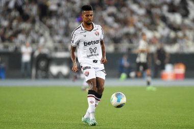 Rio de Janeiro, Brezilya, 2 Mayıs 2024. Botafogo ve Vitoria arasındaki futbol maçı, Copa do Brasil için, Engenhao stadyumunda.