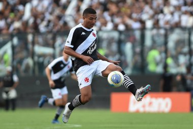 Rio de Janeiro, Brezilya, 14 Nisan 2024. Vasco ile Gremio arasındaki futbol maçı, Brezilya şampiyonluğu için, So Januario Stadyumu 'nda.