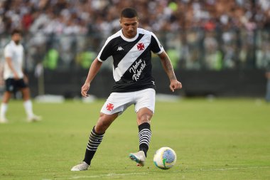 Rio de Janeiro, Brezilya, 14 Nisan 2024. Vasco ile Gremio arasındaki futbol maçı, Brezilya şampiyonluğu için, So Januario Stadyumu 'nda.