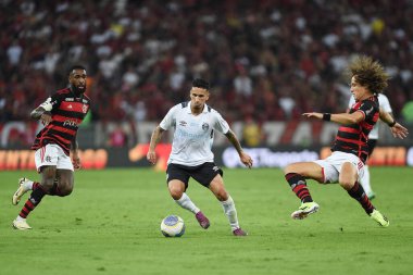 Rio de Janeiro, Brezilya, 13 Haziran 2024. Maracana Stadyumu 'nda Brezilya şampiyonluğu için Flamengo Grmio takımları arasında oynanan futbol maçı..