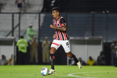 Rio de Janeiro, Brezilya, 26 Haziran 2024. Sao Januario Stadyumu 'nda oynanan Brezilya Şampiyonası maçında Vasco ve Sao Paulo takımları arasında oynanan maç..