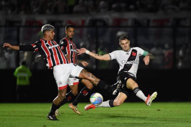 Rio de Janeiro, Brezilya, 26 Haziran 2024. Sao Januario Stadyumu 'nda oynanan Brezilya Şampiyonası maçında Vasco ve Sao Paulo takımları arasında oynanan maç..