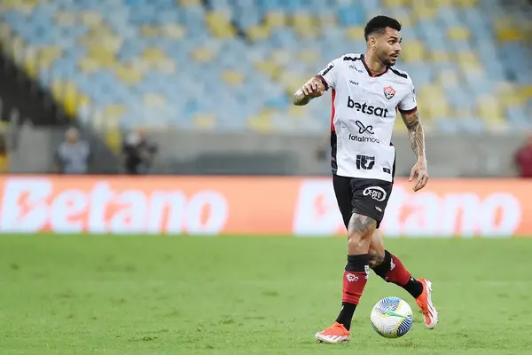 stock image Rio de Janeiro, Brazil, June 27, 2024.Football match between the teams of Fluminense vs Vitoria, for the Brazilian championship, at the Maracana stadium.