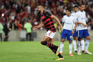 Rio de Janeiro, Brezilya, 30 Haziran 2024. Brezilya Şampiyonası için Maracan Stadyumu 'nda Flamengo x Cruzeiro takımları arasında oynanan futbol maçı..
