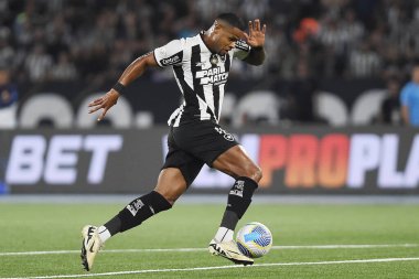 Rio de Janeiro, Brezilya, 21 Temmuz 2024. 2024 Brezilya Şampiyonası için Botafogo x Internacional takımları arasında Nilton Santos Stadyumu 'nda oynanan futbol maçı..