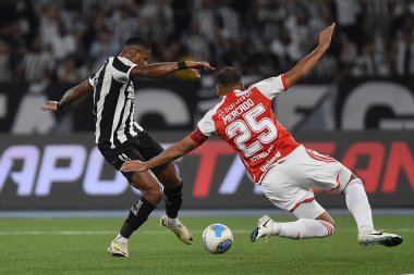 Rio de Janeiro, Brezilya, 21 Temmuz 2024. 2024 Brezilya Şampiyonası için Botafogo x Internacional takımları arasında Nilton Santos Stadyumu 'nda oynanan futbol maçı..