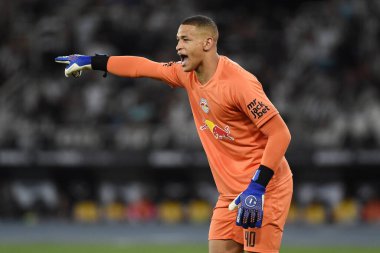 Rio de Janeiro, Brezilya, 26 Haziran 2024. Red Bull Bragantino takımının kalecisi Lucao, Botafogo ile oynanan maçta, Brezilya Şampiyonası 'nda, Nilton Santos Stadyumu' nda.