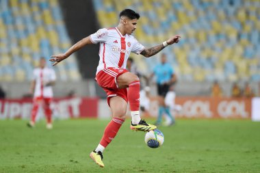 Rio de Janeiro, Brezilya, 4 Temmuz 2024. Fluminense ve Internacional takımları arasındaki futbol maçı, 2024 Brezilya Şampiyonası için Maracana Stadyumu 'nda yapıldı..