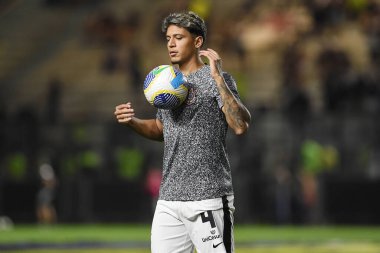 Rio de Janeiro, Brezilya, 10 Temmuz 2024. 2024 Brezilya Şampiyonası 'nda Vasco-Corinthians takımı arasındaki futbol maçı Sao Januario Stadyumu' nda yapıldı..