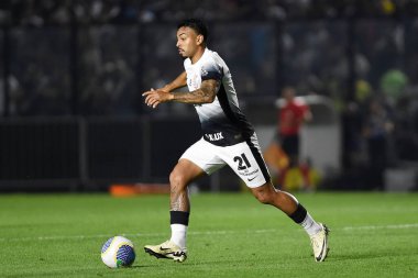 Rio de Janeiro, Brezilya, 10 Temmuz 2024. 2024 Brezilya Şampiyonası 'nda Vasco-Corinthians takımı arasındaki futbol maçı Sao Januario Stadyumu' nda yapıldı..