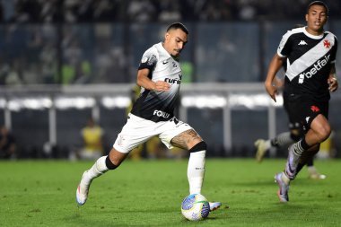 Rio de Janeiro, Brezilya, 10 Temmuz 2024. 2024 Brezilya Şampiyonası 'nda Vasco-Corinthians takımı arasındaki futbol maçı Sao Januario Stadyumu' nda yapıldı..