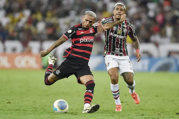 Rio de Janeiro, Brezilya, 23 Haziran 2024. Fluminense ve Flamengo takımları arasındaki futbol maçı, 2024 Brezilya Şampiyonası için Maracan Stadyumu 'nda yapıldı..