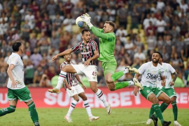 Rio de Janeiro, Brezilya, 7 Ağustos 2024. Maracana Stadyumu 'ndaki Copa do Brasil maçında Fluminense ile Juventude arasında oynanan maç..