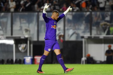 Rio de Janeiro, Brezilya, 3 Ağustos 2024. Sao Janurio Stadyumu 'nda oynanan Brezilya Şampiyonası maçında Vasco, Red Bull Bragantino' ya karşı.