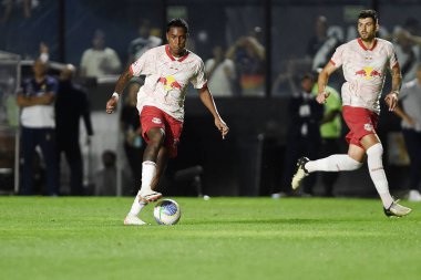 Rio de Janeiro, Brezilya, 3 Ağustos 2024. Sao Janurio Stadyumu 'nda oynanan Brezilya Şampiyonası maçında Vasco, Red Bull Bragantino' ya karşı.
