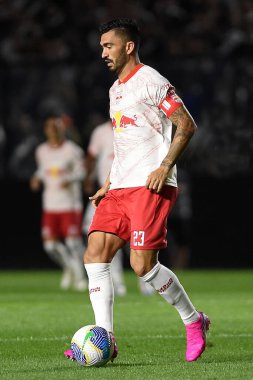 Rio de Janeiro, Brazil, August 3, 2024. Football match between Vasco vs Red Bull Bragantino, for the Brazilian Championship, at the Sao Janurio stadium clipart