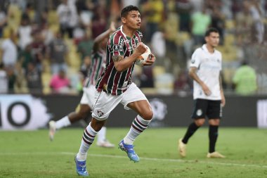 Rio de Janeiro, Brezilya, 21 Ağustos 2024. Maracan Stadyumu 'nda Copa Conmebol Libertadores adına Fluminense x Grmio arasında oynanan futbol maçı..
