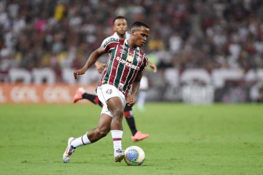 Rio de Janeiro, Brezilya, 1 Eylül 2024. Fluminense x Sao Paulo arasındaki futbol maçı, 2024 Brezilya Şampiyonası için, Maracana Stadyumu 'nda.