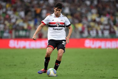 Rio de Janeiro, Brezilya, 1 Eylül 2024. Fluminense x Sao Paulo arasındaki futbol maçı, 2024 Brezilya Şampiyonası için, Maracana Stadyumu 'nda.
