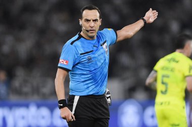 Rio de Janeiro, Brezilya, 14 Ağustos 2024. Copa Conmebol Libertadores adına Nilton Santos Stadyumu 'nda oynanan Botafogo x Palmeiras futbol maçı..